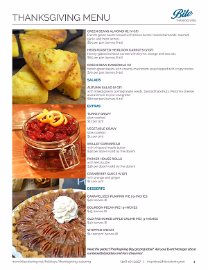 Sides and Desserts