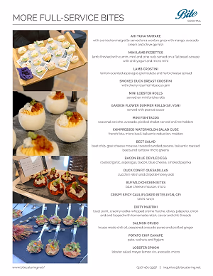 More Full-Service Bites