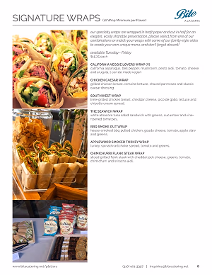 Signature Sandwich and Wraps