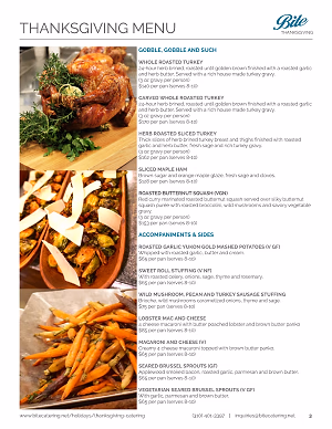 Mains and Sides