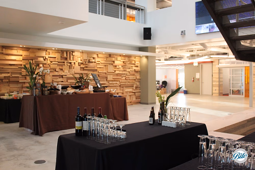Reception setup inside office