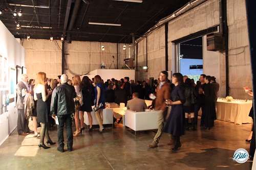Crowd at party