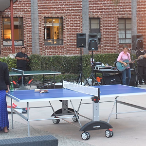 Santa Monica Company Anniversary Party Ping Pong