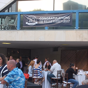 Santa Monica Company Anniversary Party Sign