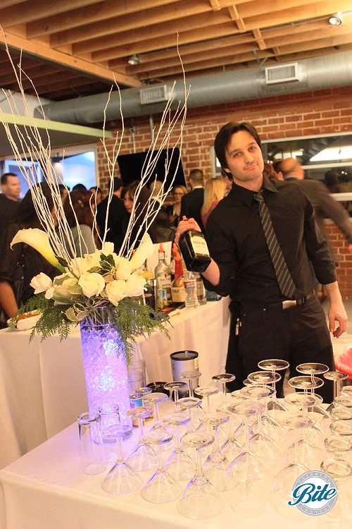 Drinks Station at Holiday Party