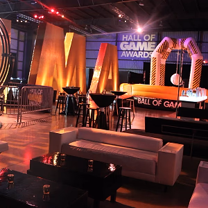 Hall of Games Party Setup