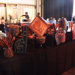 Sports Themed Candy Bar