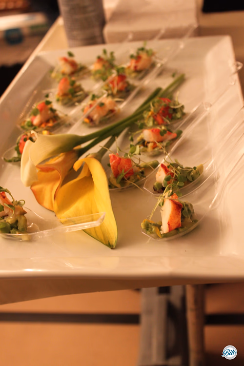 Lobster and Avocado Tasting Spoons