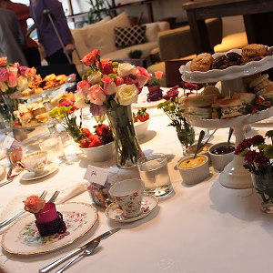 Bridal Shower Tea Party at Bite Bar Centerpieces