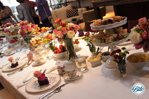 Bridal Shower Tea Party at Bite Bar Centerpieces