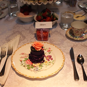 Bridal Shower Tea Party at Bite Bar Place Setting