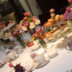 Bridal Shower Tea Party at Bite Bar Tablescape 1