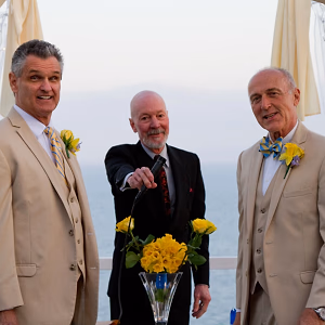 Malibu Home Backyard Wedding at the Altar