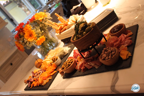 Cheese board before dinner