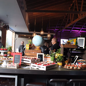 Back to school custom food display