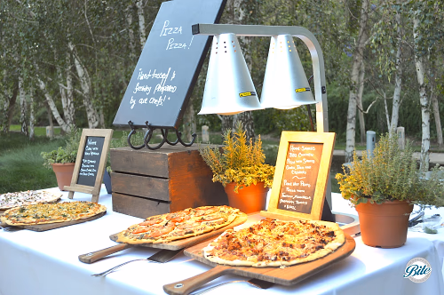 Pizza Station Closeup