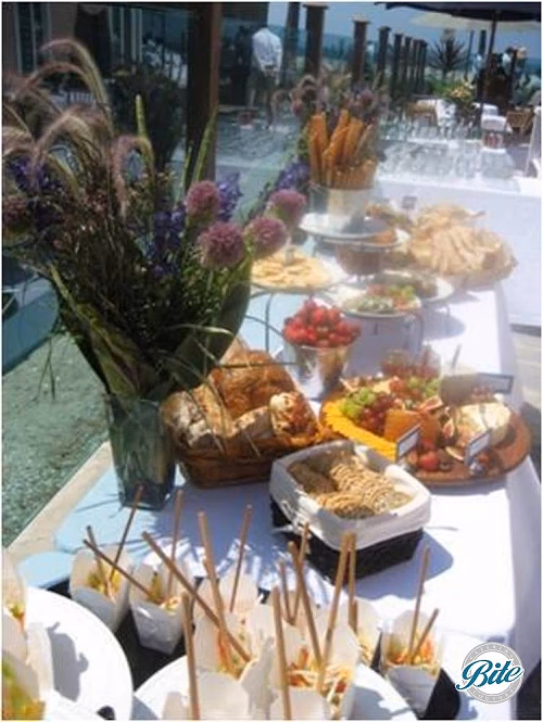 Wedding Buffet Table Outdoors @ Venice Beach