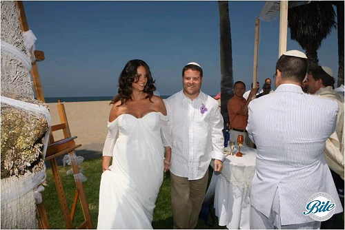Bride and Groom @ Beach Wedding