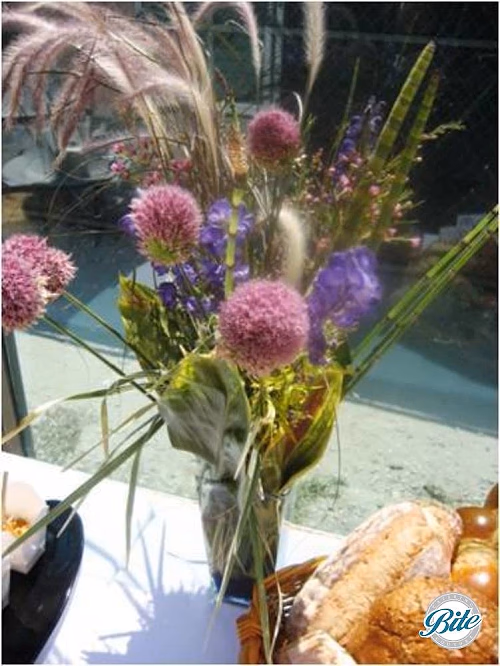 Beach themed floral display