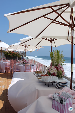 Baby Shower Overlooking Malibu Beach