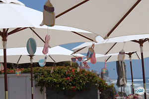 Hanging Decor Elements @ Beach Baby Shower