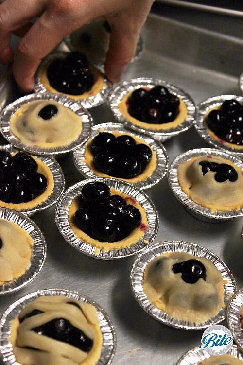 Mini Blueberry Pies