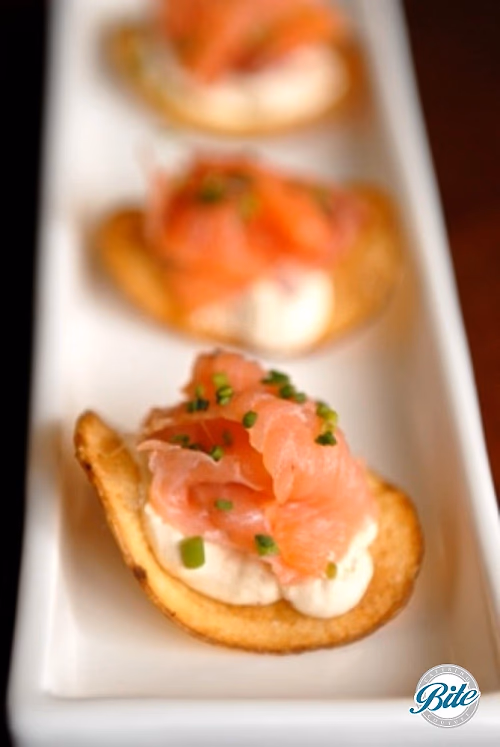 Smoked Salmon Potato Crisp