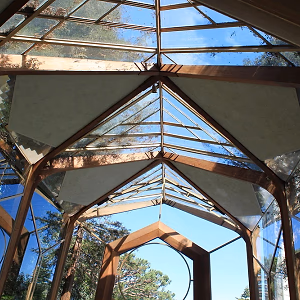 Wayfarer's Chapel Ceiling