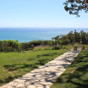Wayfarer's Chapel Outside Bench
