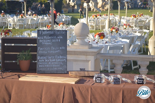 RideOn Fundraiser Buffet Setup