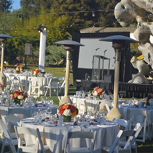 RideOn Fundraiser Stage Setup