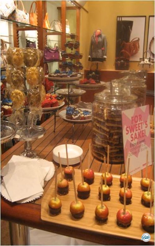 Sweets Display for high end celebrity purse launch (Hayden Panettiere clutch)