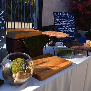 Malibu Hills Backyard Pizza Station