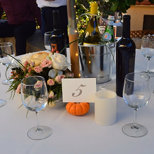 Malibu Hills Backyard Table Display