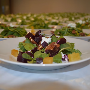 Plated Salad closeup