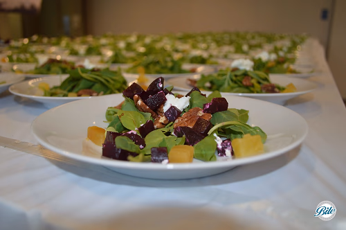 Plated Salad closeup
