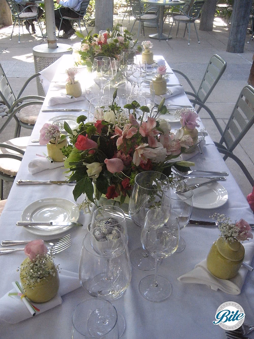 Tablescape for Bridal Shower