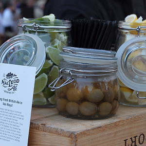 British ale bar signage