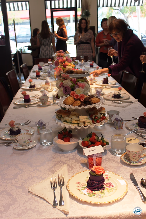 English High Tea Baby Shower - Table