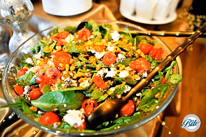 Andouille Sausage Spinach Salad 