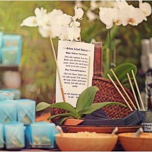 Asian Display with Individually Boxed Noodles