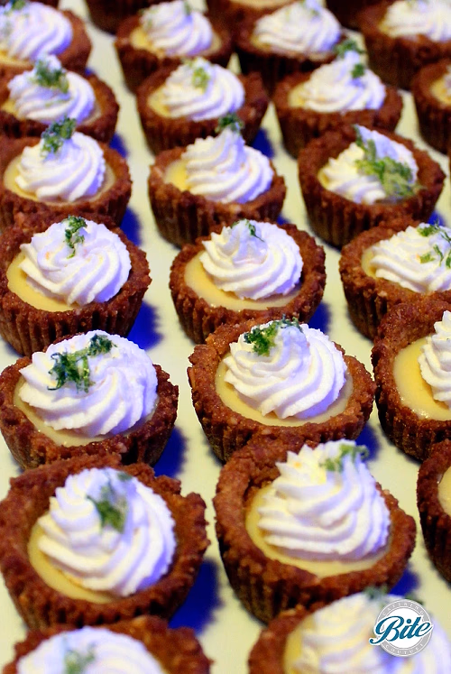 Cashew Crusted Key Lime Pies