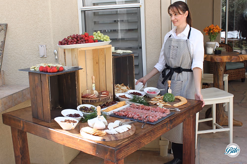 Pre-Ceremony Artisan Cheese and Charcuterie Display Tended by our Knowledgeable Server