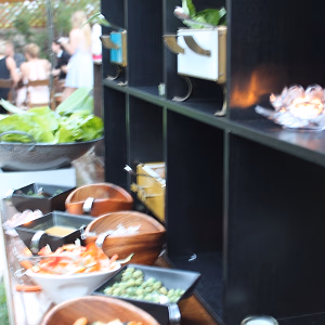 Our Asian Lettuce wrap display