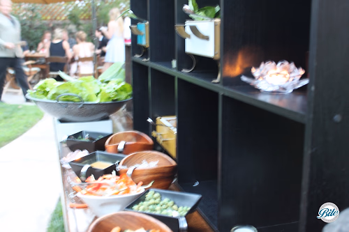 Our Asian Lettuce wrap display