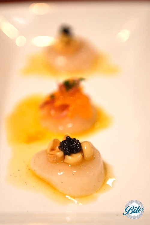 Scallop Small Plates w/ Caviar