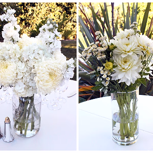 Beautiful floral arrangements by client