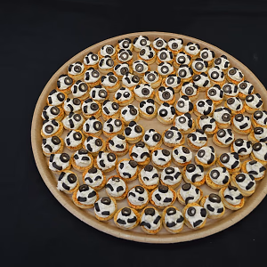 Ghostly Puff Pastry Canape | Halloween