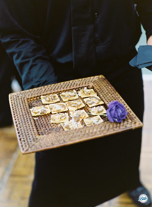 Tray-Passed Pissaladiere (French Onion Tarts)