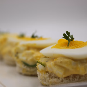 Egg Salad Tea Sandwich - Round